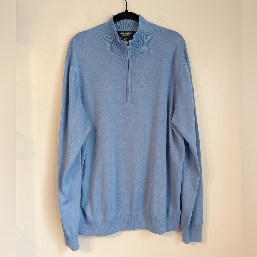 Brooks Brothers country club blue sweater XXL